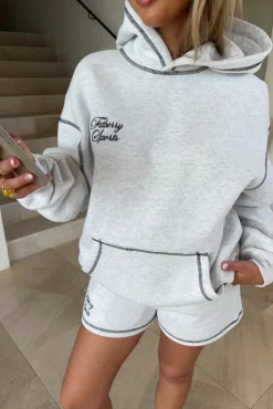 Contour Oversized Hoodie Grey