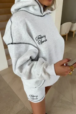 Contour Oversized Hoodie Grey