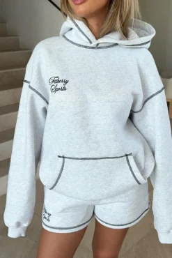 Contour Oversized Hoodie Grey