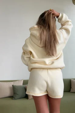 Contour Oversized Hoodie Yellow