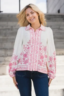 Coralina LS Shirt Pristine Coralina Print