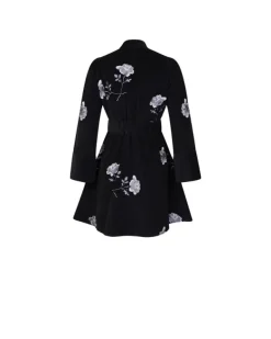 Cord Mini Dress Black