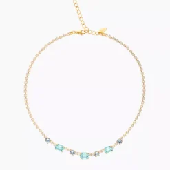 Corinna Necklace Gold Sea Breeze Combo