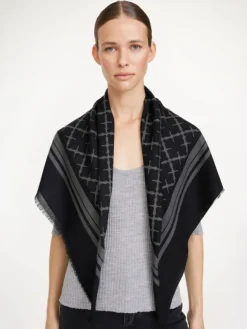 Cornelis Wool Scarf Charcoal