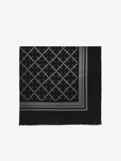 Cornelis Wool Scarf Charcoal