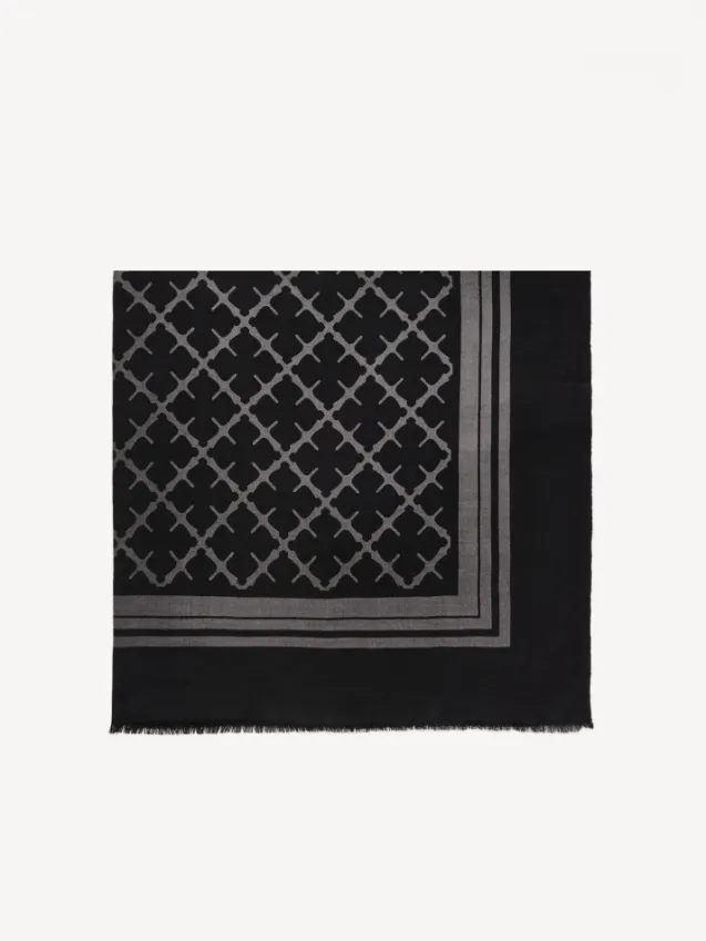 Cornelis Wool Scarf Charcoal