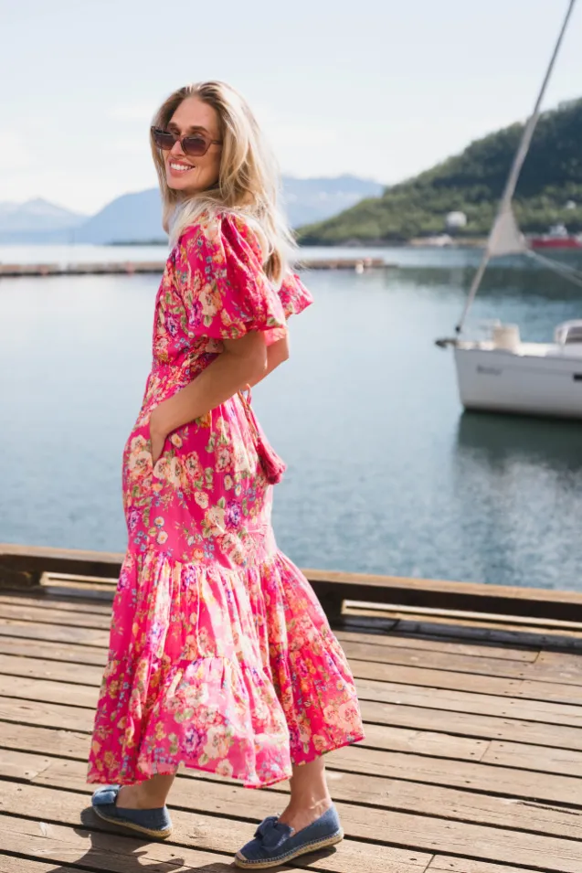 Cotton Slub Midi Dress Rosalie