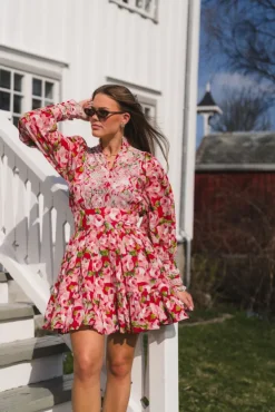 Cotton Slub Mini Dress Romace