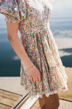 Cotton Slub Shift Dress Lush