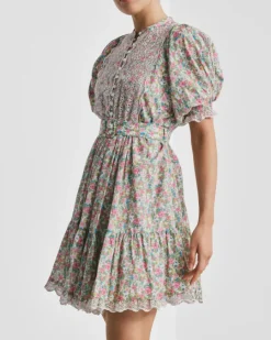 Cotton Slub Shift Dress Lush