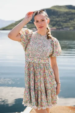 Cotton Slub Shift Dress Lush