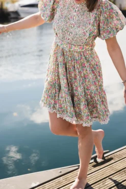 Cotton Slub Shift Dress Lush