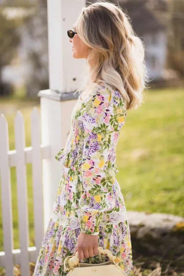Cotton Slub Top Summer Lilacs