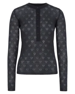 Cove Pointelle Dark Grey