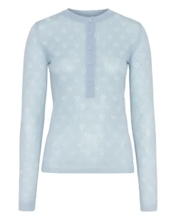 Cove Pointelle Light Blue
