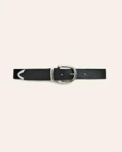 Crubel Belt Black Silver
