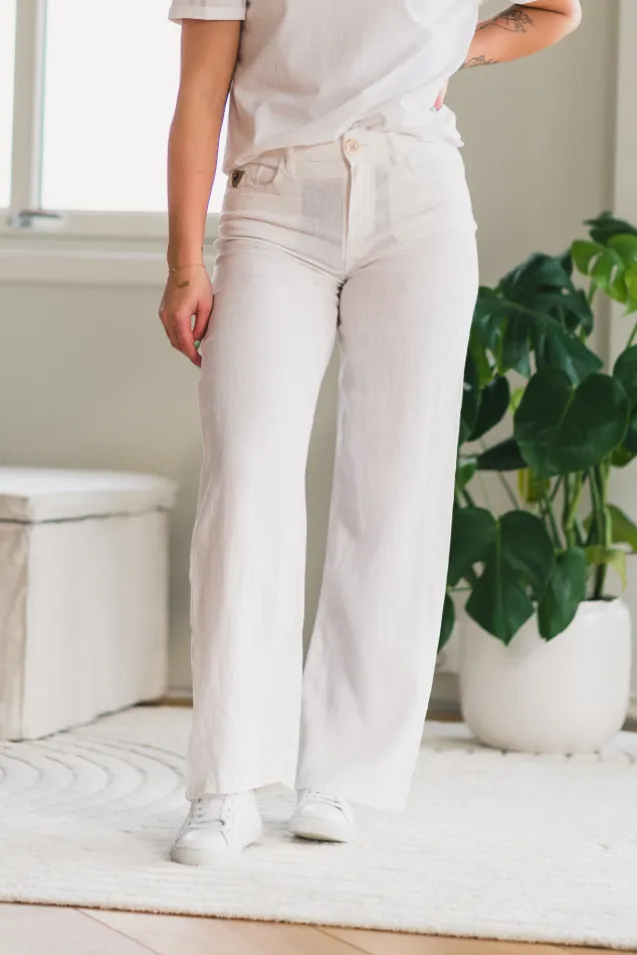 Culotte Linen Colour White