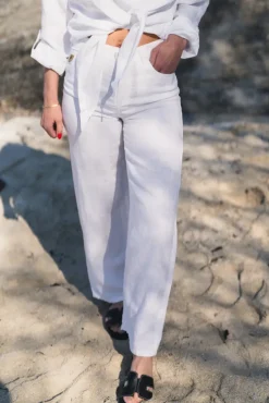 Culotte Linen Colour White