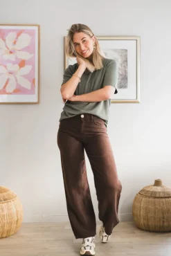 Culotte Linen Summer Chocolate Martini