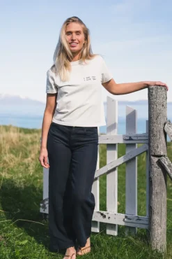Culotte Linen Summer Navy
