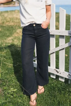 Culotte Linen Summer Navy