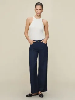 Culotte Linen Summer Navy