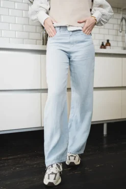 Culotte Linen Summer Pearl Blue