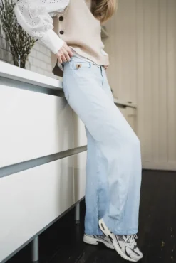 Culotte Linen Summer Pearl Blue