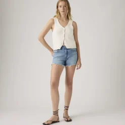 501 Curve Shorts Indigo Worn In