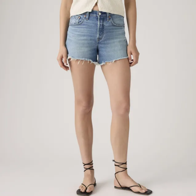 501 Curve Shorts Indigo Worn In