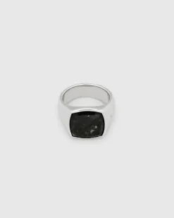 Cushion Black Larvikite