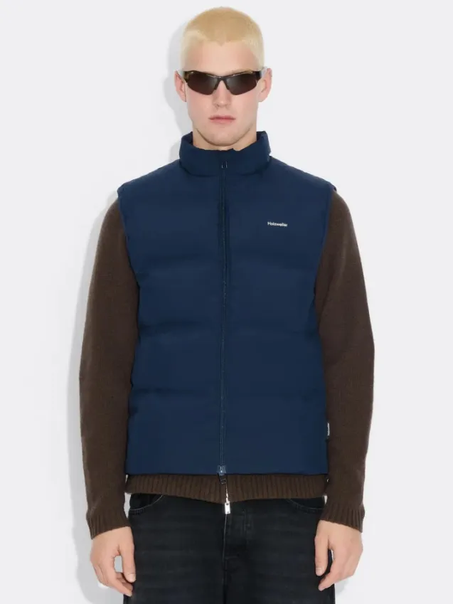 Daff Down Vest Dark Navy