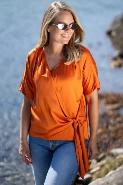 Dagmar Blouse Tangerine