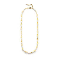 Daisy Flower Necklace Gold