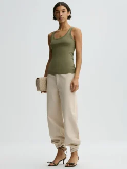 Dali Tank Top Deep Lichen Green
