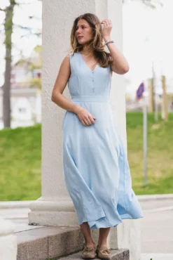 Daria SL V Dress Summer Song Melange