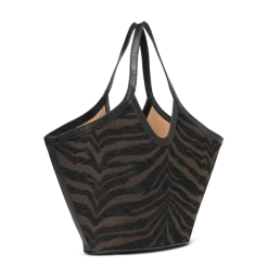 Day Zebra Work Tote Coffee Bean