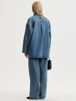 Dea Denim Shirt Mid Denim Blue