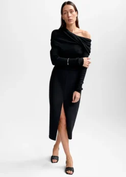 Delphine Merino Top Black