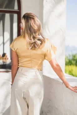 Demi Top Butter Yellow