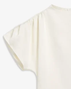 Demi Top Pearl White