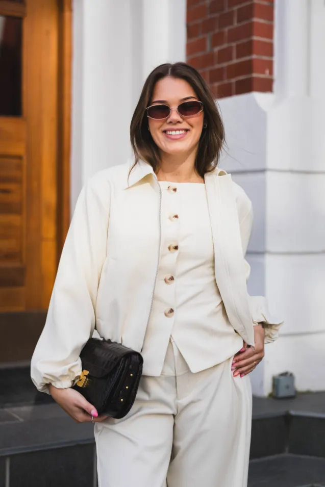 Denielle Structure Jacket Offwhite