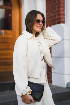 Denielle Structure Jacket Offwhite