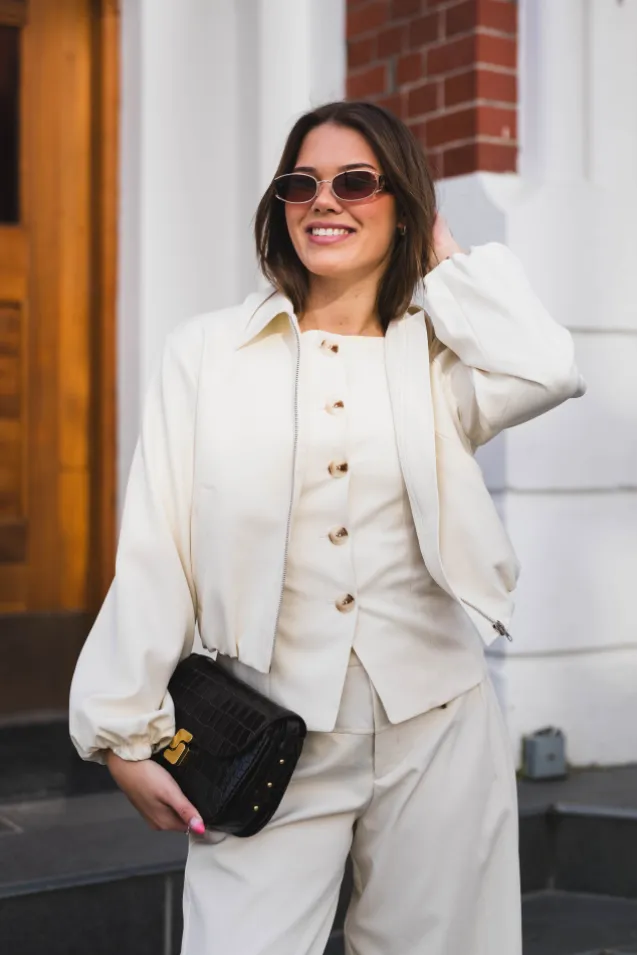 Denielle Structure Jacket Offwhite