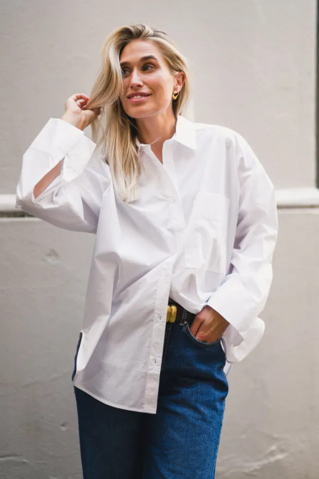 Derris Shirt Pure White