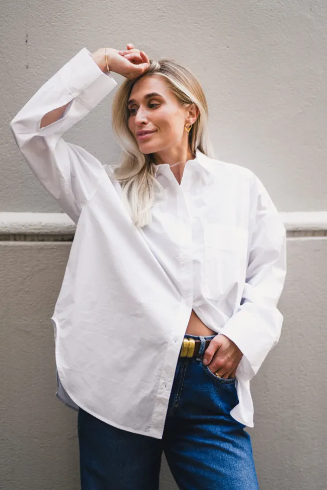 Derris Shirt Pure White