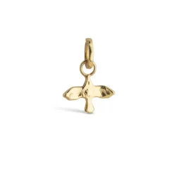 Devoted Swallow Charm Gold