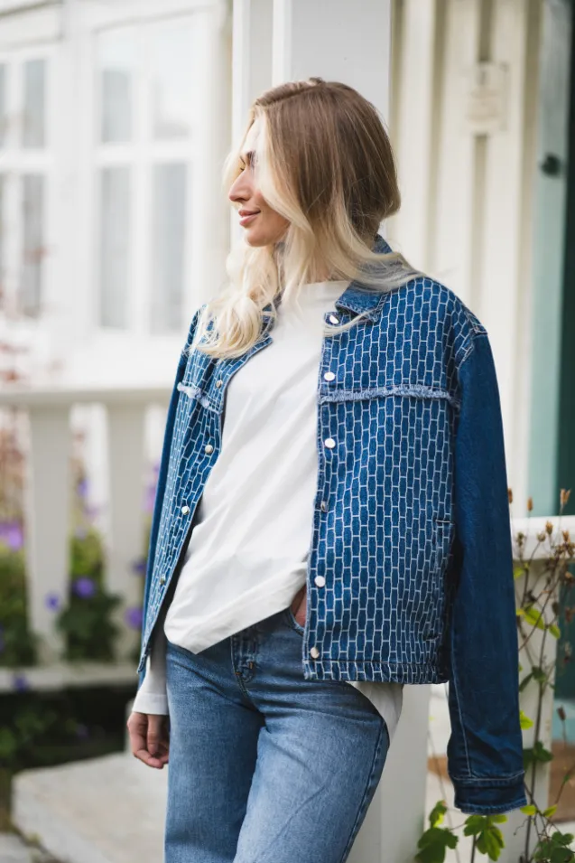 Dharma Jacket Light Wash Blue Denim