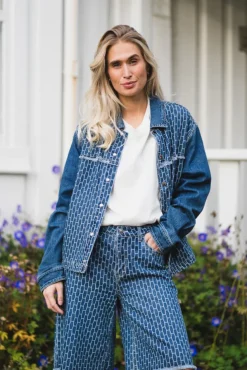Dharma Jacket Light Wash Blue Denim