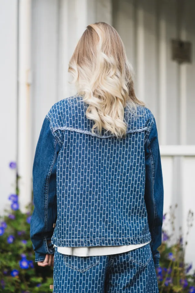 Dharma Jacket Light Wash Blue Denim
